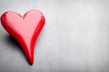 Sevgililer Günü kalpleri. Sevgililer Günü tebrik kartı.