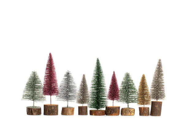 Weihnachtsbaum Isoliert Auf Weißem Hintergrund — Stockfoto