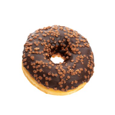 Çörek beyaz arkaplanda izole edilmiş..