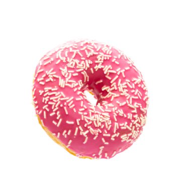 Çörek beyaz arkaplanda izole edilmiş..