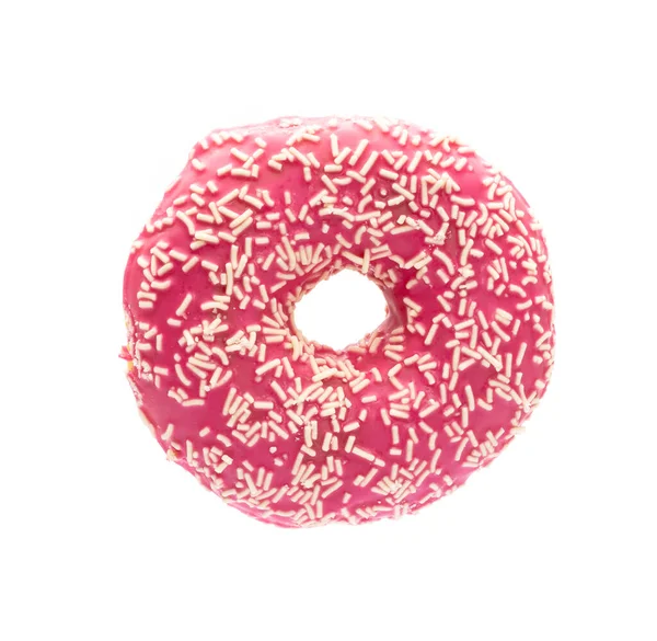 Donut Isolerad Vit Bakgrund — Stockfoto