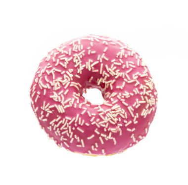 Çörek beyaz arkaplanda izole edilmiş..