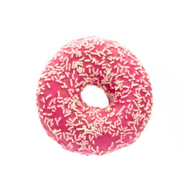 Çörek beyaz arkaplanda izole edilmiş..