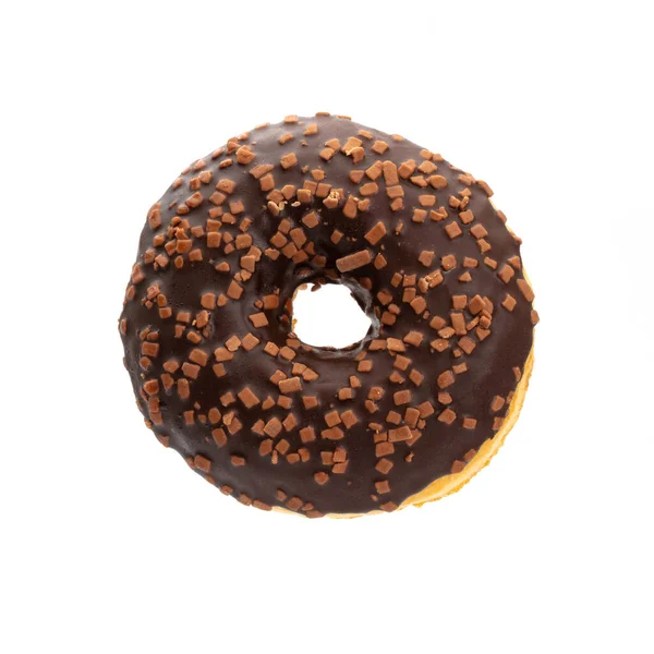 Donut Isolerad Vit Bakgrund — Stockfoto