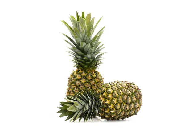 Ananas Izolált Fehér Alapon — Stock Fotó