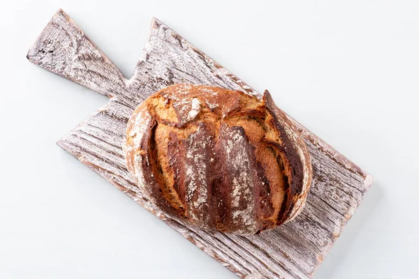 Свіжоспечений Нарізаний Домашній Хліб — стокове фото