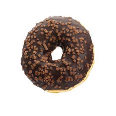 Çörek beyaz arkaplanda izole edilmiş..