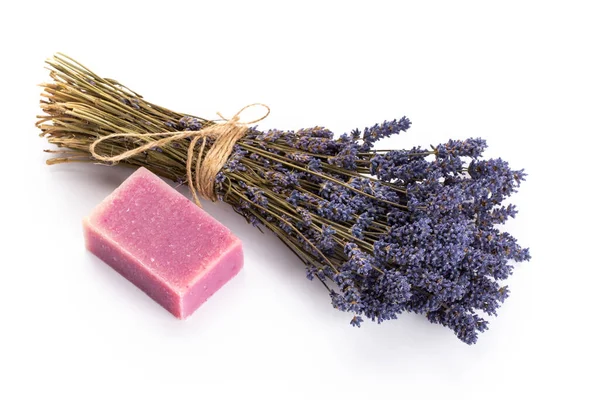 Cosmetici Naturali Con Lavanda Arancia Limone Spa Fatta Casa Sfondo — Foto Stock