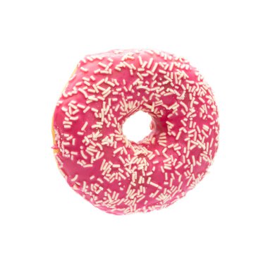 Çörek beyaz arkaplanda izole edilmiş..