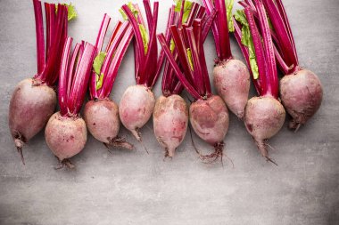 Yeni pancar hasadı. Durgun hayat.