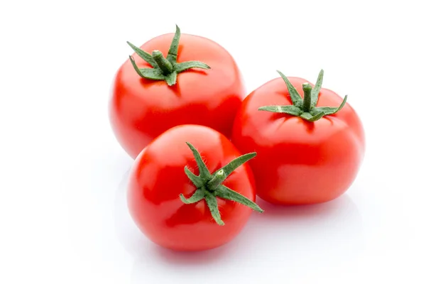 Tomate Fondo Aislado Blanco —  Fotos de Stock