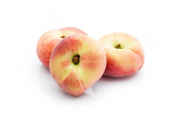 Peach White Isolatd Background — Stock Photo, Image