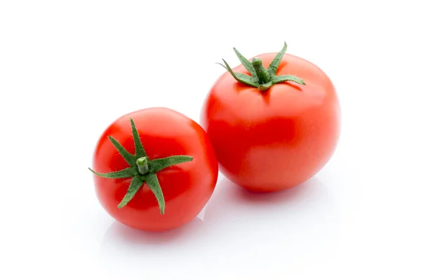 Tomat Vit Isolatd Bakgrund — Stockfoto