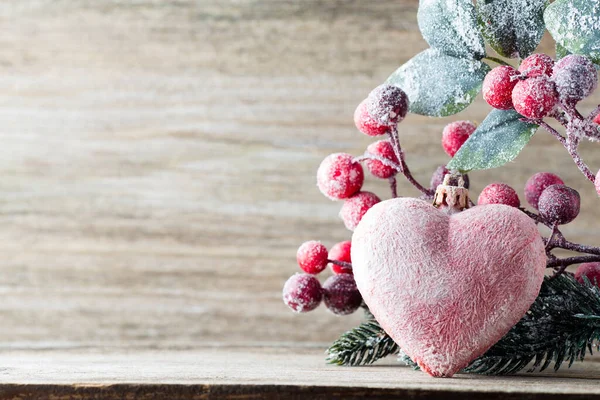 Kerstboom Wenskaart Decoratie — Stockfoto