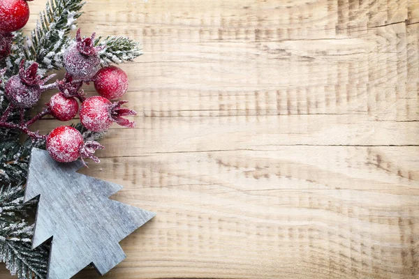 Sfondo Natalizio Biglietto Auguri Decorazione — Foto Stock