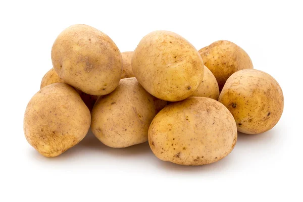 Kartoffel Isoliert Auf Weißem Hintergrund Nahaufnahme — Stockfoto