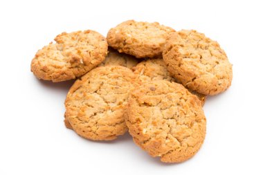 İzole edilmiş arkaplanda çerezler.