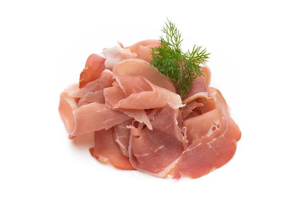 Jamon Sonka Fehér Háttér — Stock Fotó