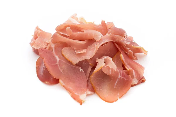 Jamon Jambon Sur Fond Blanc — Photo