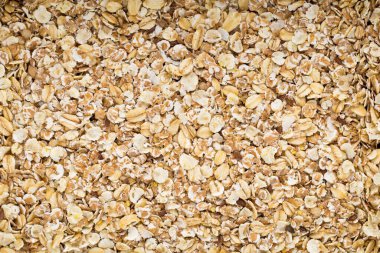 Yulaf ezmesi, makro stüdyo çekimi. Sağlıklı yemek.. 