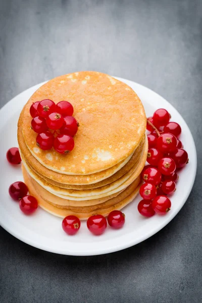 Pancakes Stack Pancakes Fresh Berry — Stock Photo, Image