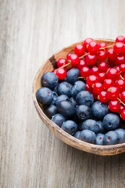 Fresh Blueberries Red Currant — Stock Photo, Image