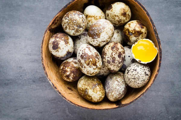 Quail Eggs Nest Symbol Spring — Stock Photo, Image