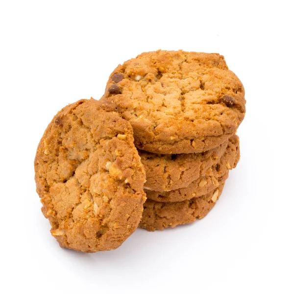 Oatmeal Cookies Isolated Background — Stock Photo, Image