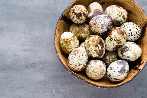 Yuvadaki bıldırcın yumurtaları, baharın sembolü..