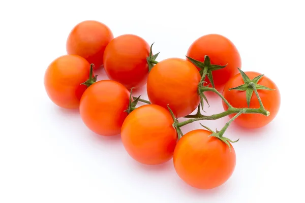 Tomate Sobre Fundo Isolado Branco — Fotografia de Stock