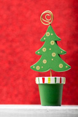 Noel geçmişleri. Arka planda Noel dekoru.