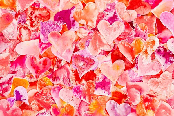 Красное Сердце Валентина День Абстрактный Фон — стоковое фото