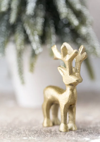 Vánoční Pozadí Dekoracemi Hvězdami Dřevěné Desce Royalty Free Stock Obrázky