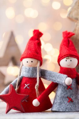 Noel tebrik kartı. Noel cücesi geçmişi. Noel sembolü. 