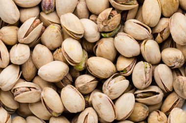 Taze şam fıstığından yapılmış arka plan yapımı.