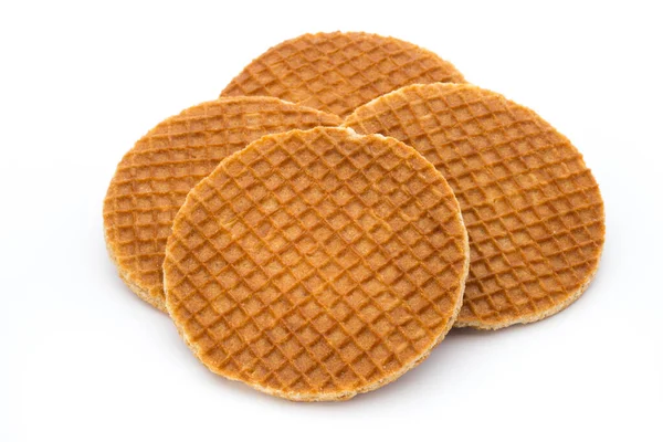 Stroopwafels Dutch Waffles Caramel — Stock Photo, Image