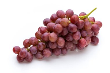 Üzüm kırmızısı beyazda izole edilmiş..