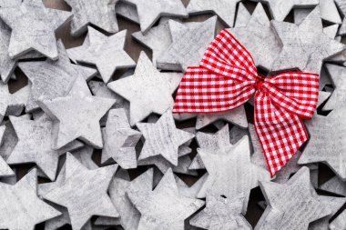 Noel tebrik kartı ve kır evi süslemeleri..