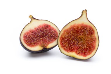 Taze incir, beyaz arkaplanda izole. 