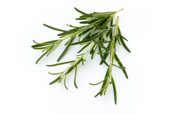 Rosemary Isolated White Background Top View — Stock Photo, Image