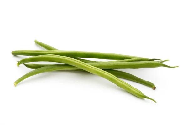 Green Beans Isolated White Background — Stock Photo, Image