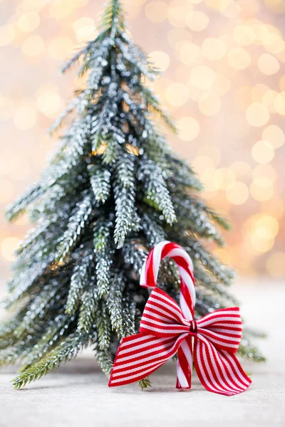 Decorazioni Dell Albero Natale Sfondo Bokeh — Foto Stock