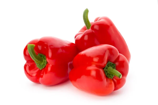 Fresh Red Pepper White Background Isolated — Stock Photo, Image