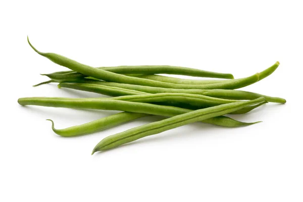 Green Beans Isolated White Background — Stock Photo, Image