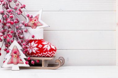 Noel arkaplanı, tebrik kartı. Xmas dekorasyonu.