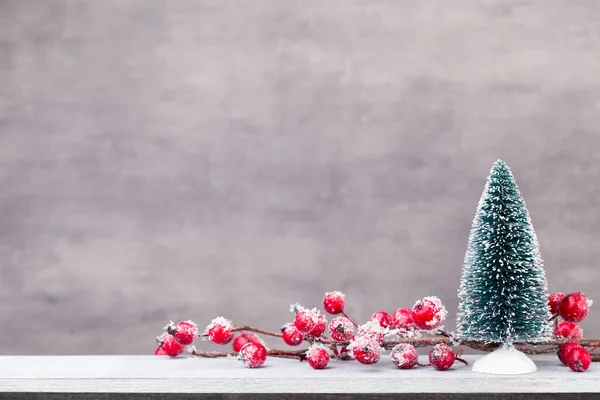 Arredo Natalizio Biglietto Auguri Natalizio Simbolo Natale — Foto Stock