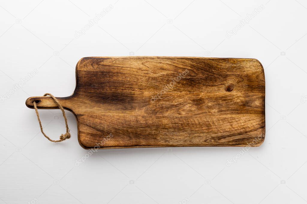Old wood board texture isolated on white background with copy space for design or work.
