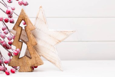 Noel arkaplanı, tebrik kartı. Xmas dekorasyonu.