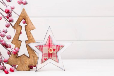 Noel arkaplanı, tebrik kartı. Xmas dekorasyonu.