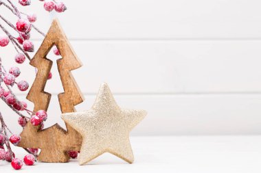 Noel arkaplanı, tebrik kartı. Xmas dekorasyonu.